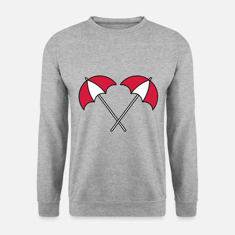 Parasol pattern summer - Unisex Sweatshirt - salt & pepper