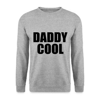Daddy cool - Unisex Sweatshirt - salt & pepper - Front - Alina (178cm) & Michal (187cm)
