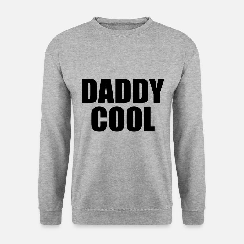 Daddy cool - Unisex Pullover - Weißgrau meliert