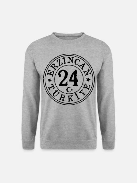 Erzincan 24 Vintage - Unisex Pullover - Weißgrau meliert