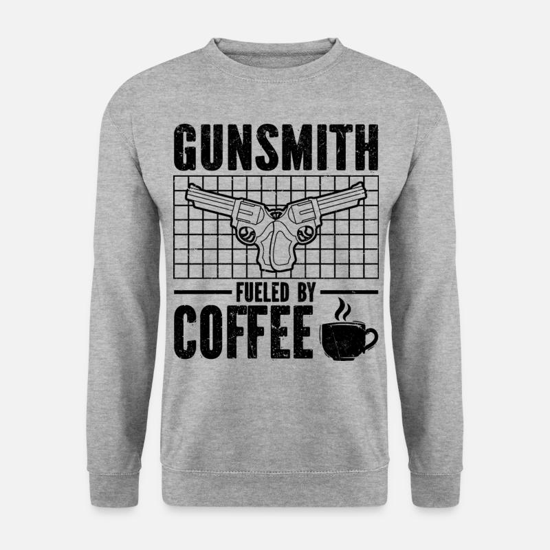 Waffenschmied - Unisex Pullover - Weißgrau meliert