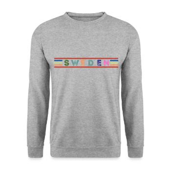 SWEDEN - Sweat-shirt Unisexe - gris chiné - Devant - Alina (178cm) & Michal (187cm)