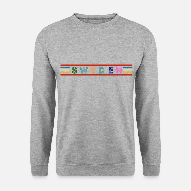 SCHWEDEN - Unisex Pullover - Weißgrau meliert