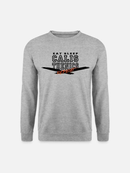 Calisthenics - Unisex Pullover - Weißgrau meliert