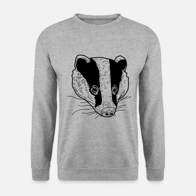 Badger - Unisex Sweatshirt - salt & pepper
