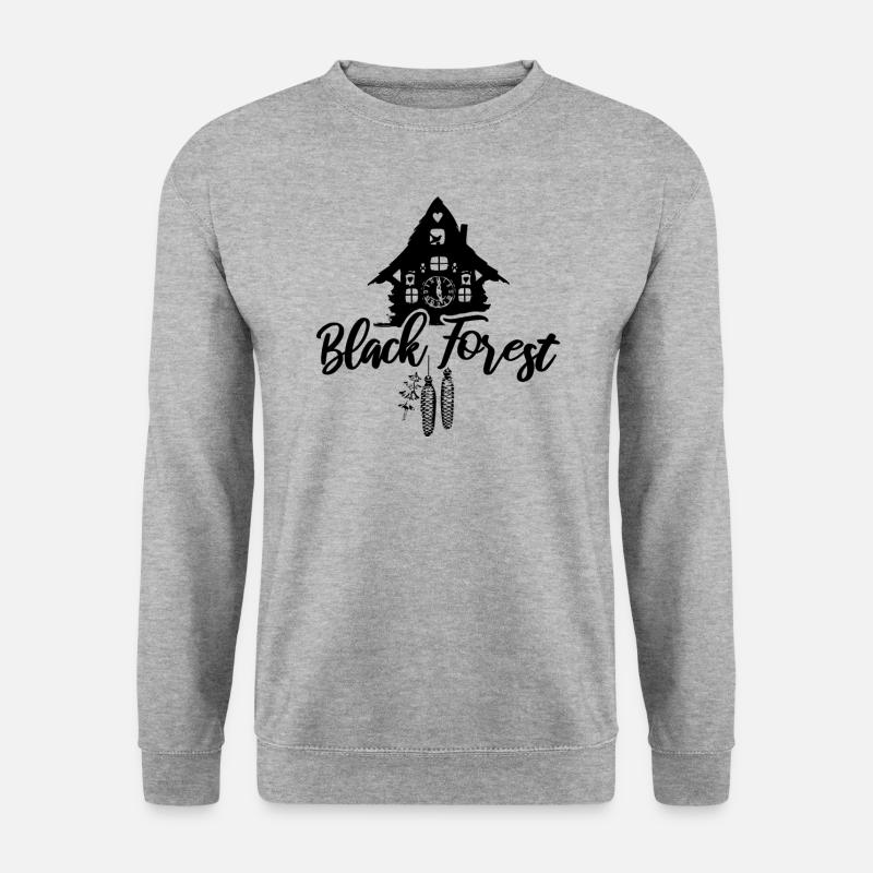 Black Forest - Unisex Pullover - Weißgrau meliert