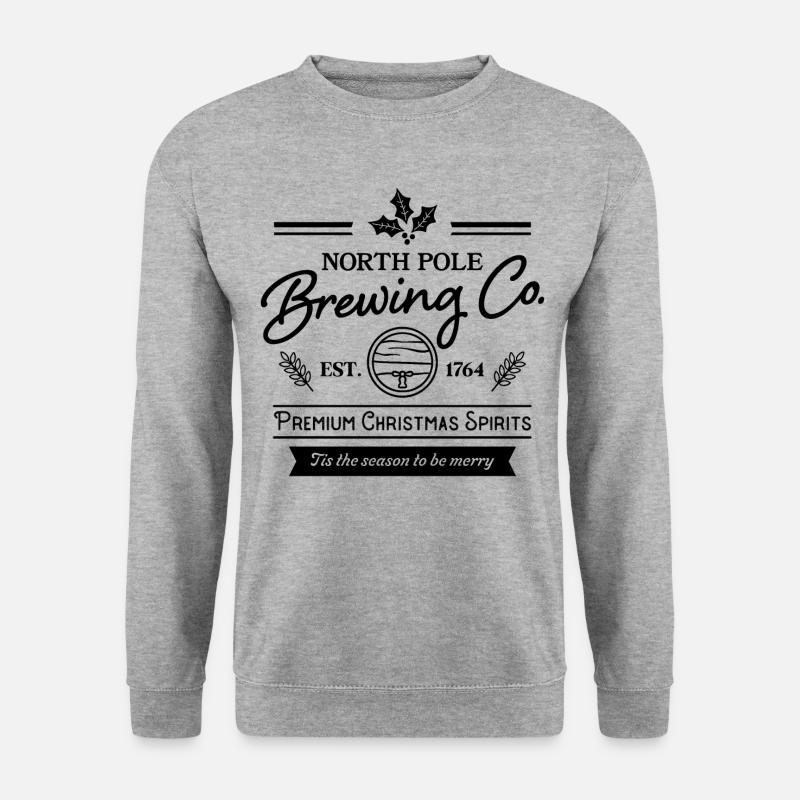 North Pole Brewing Co. - Unisex Pullover - Weißgrau meliert