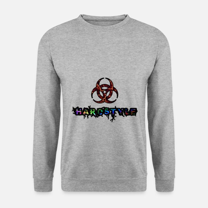 Hardstyle - Unisex Pullover - Weißgrau meliert