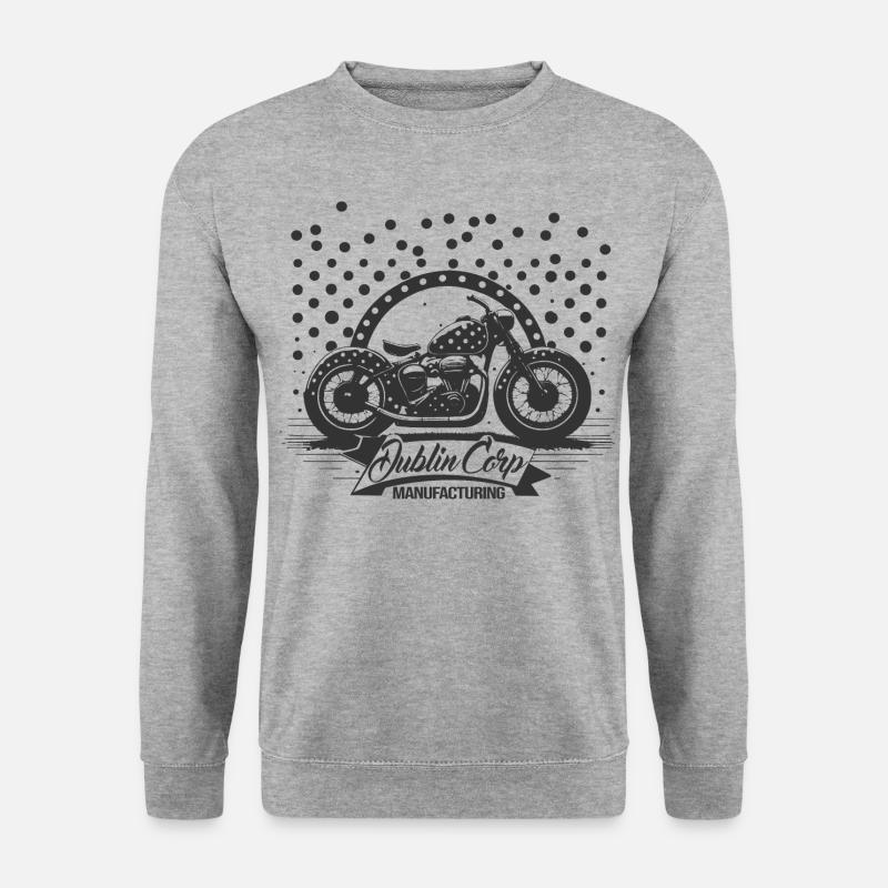 Cafe Racer Dots - Unisex Sweatshirt - salt & pepper
