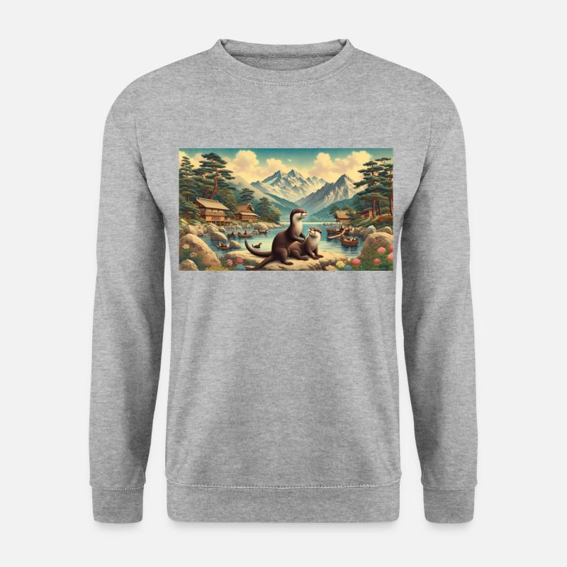 Otters's Haven - Unisex Sweatshirt - salt & pepper