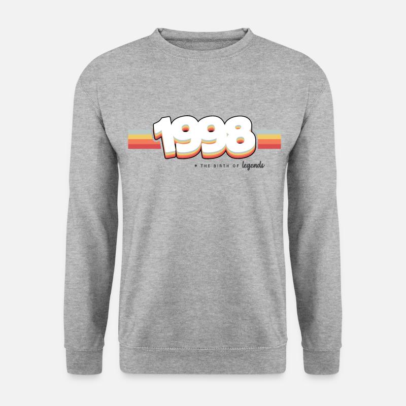 1998 Die Geburt der Legenden - Unisex Pullover - Weißgrau meliert