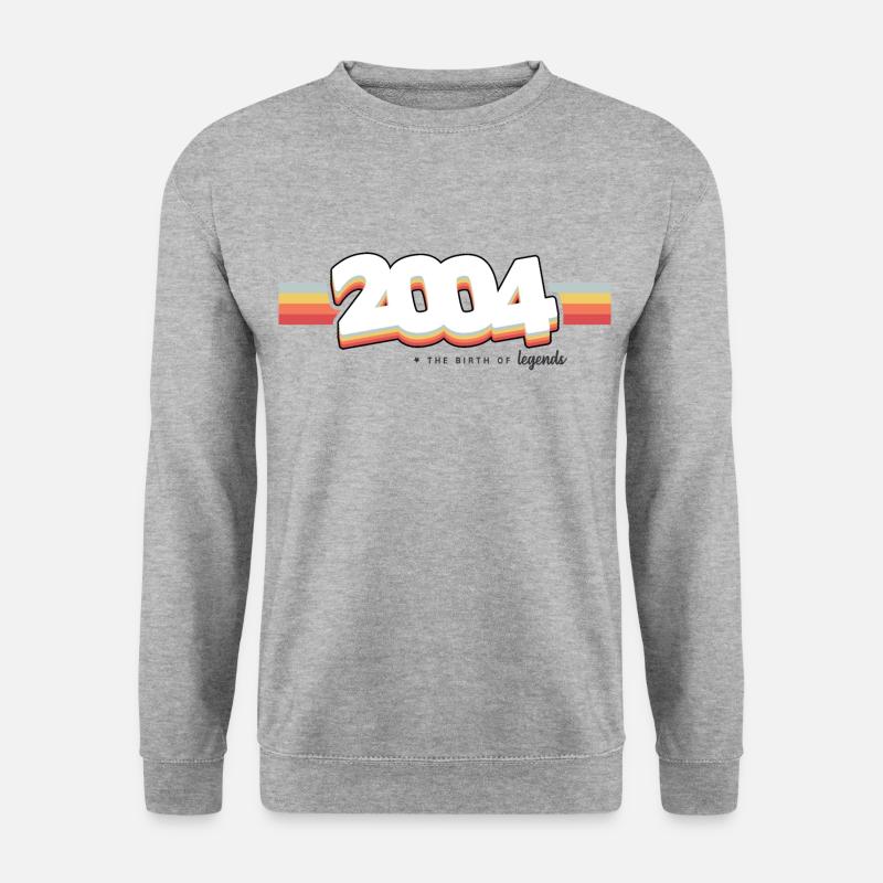 2004 Die Geburt der Legenden - Unisex Pullover - Weißgrau meliert