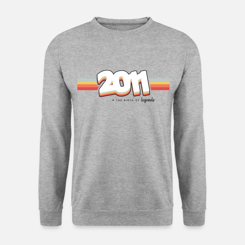 2011 Die Geburt der Legenden - Unisex Pullover - Weißgrau meliert
