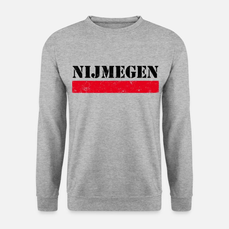 Nijmegen Vintage - Unisex Pullover - Weißgrau meliert
