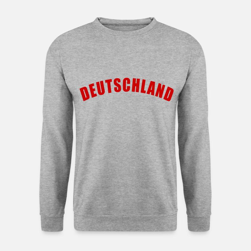 DEUTSCHLAND GESCHENK GERMANY - Unisex Pullover - Weißgrau meliert