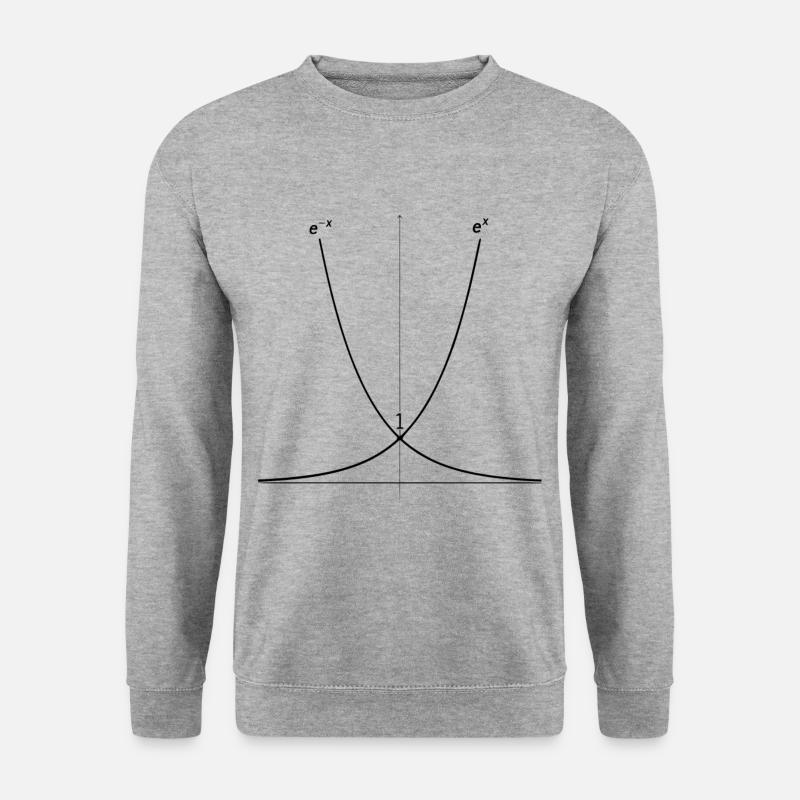 e hoch x - Unisex Pullover - Weißgrau meliert