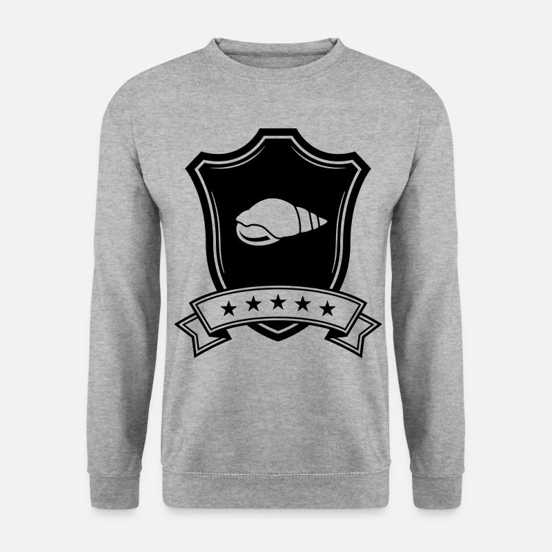 Shell coat of arms - Unisex Sweatshirt - salt & pepper