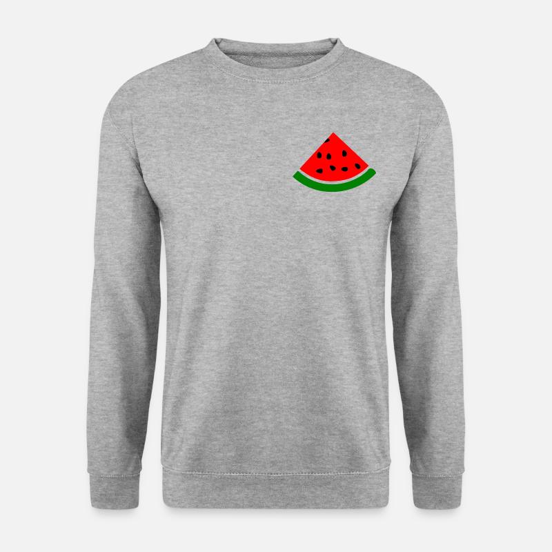 Vandmelon - Unisex sweater - hvidgrå meleret