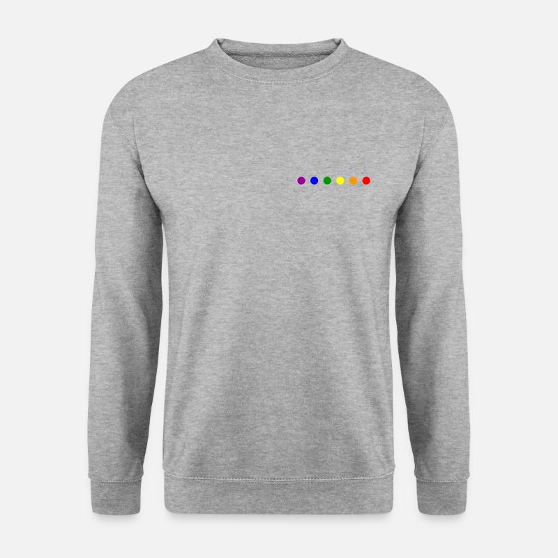 LGBT-Logo - Unisex Pullover - Weißgrau meliert