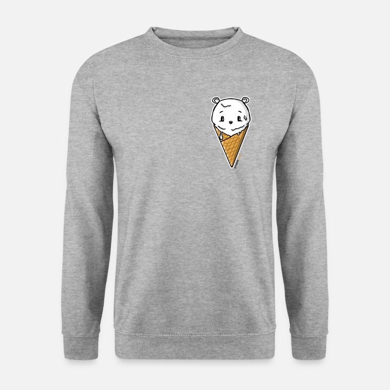 ICEBEAR:STUDIOHAKA - Unisex Sweatshirt - salt & pepper
