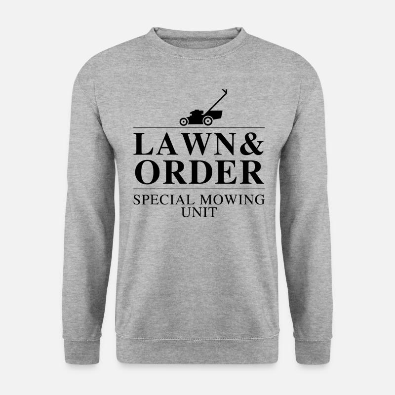 Pelouse et commande Graphique - Sweat-shirt Unisexe - gris chiné