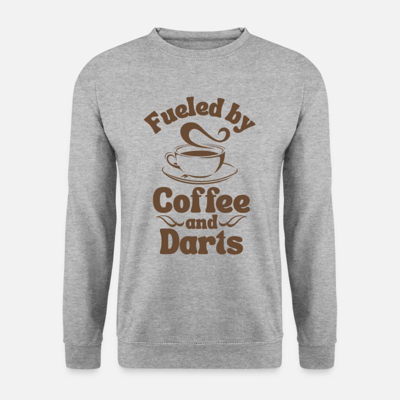 Coffee Darts lover - Unisex Sweatshirt - salt & pepper