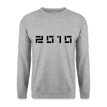 Birth Year Birthday Born In - Made in 2010 - Unisex Sweatshirt - salt & pepper - Front - Alina (178cm) & Michal (187cm)