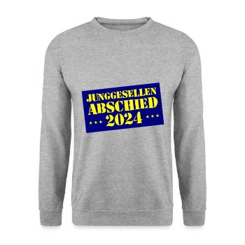 Gorilla Bodybuilder Gym végétalienne - Sweat-shirt Unisexe - gris chiné - Devant - Alina (178cm) & Michal (187cm)