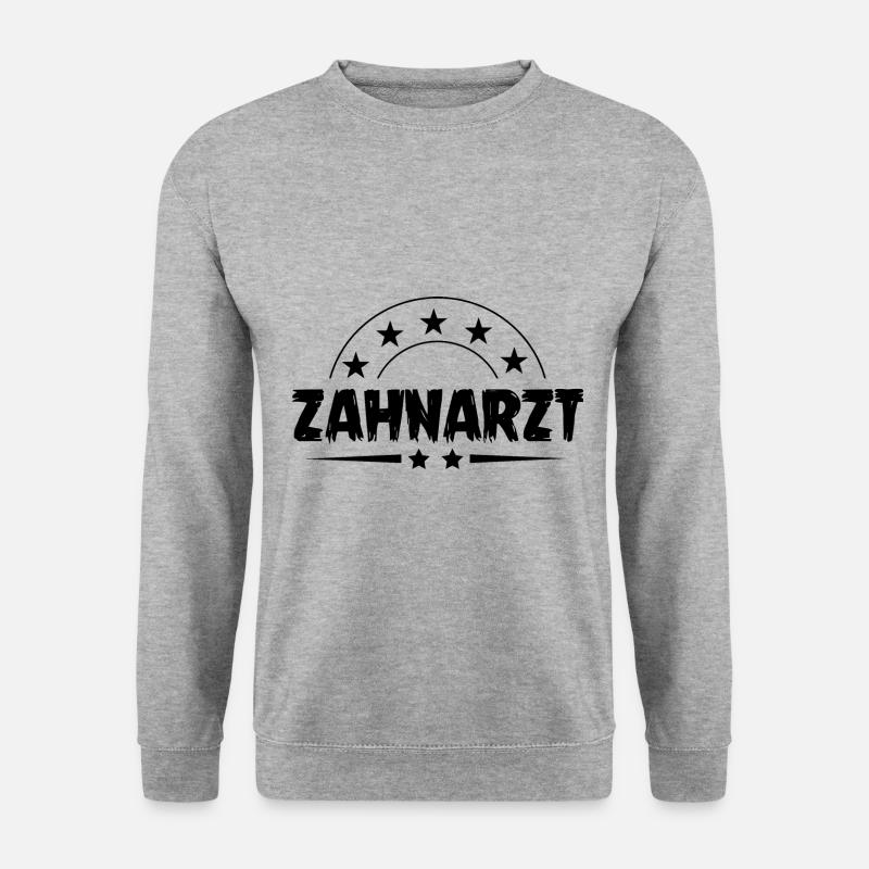 Zahnarzt Beruf - Unisex Pullover - Weißgrau meliert