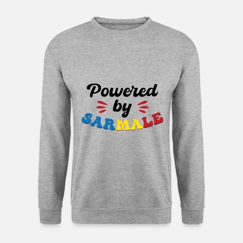 Powered By Sarmale - Unisex Sweatshirt - salt & pepper