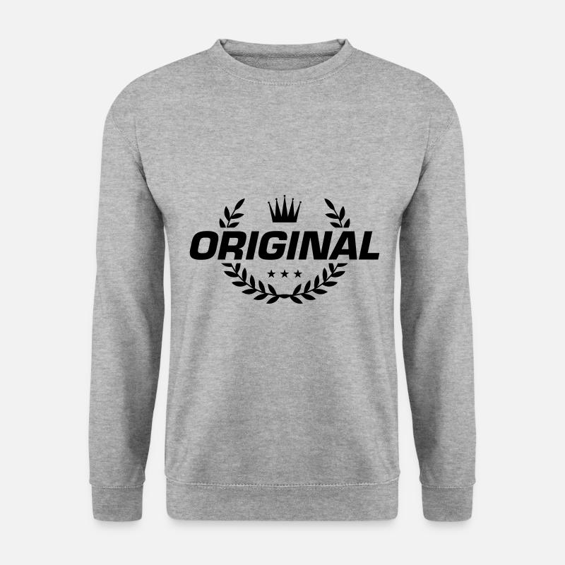 Original Emblem - Unisex Sweatshirt - salt & pepper