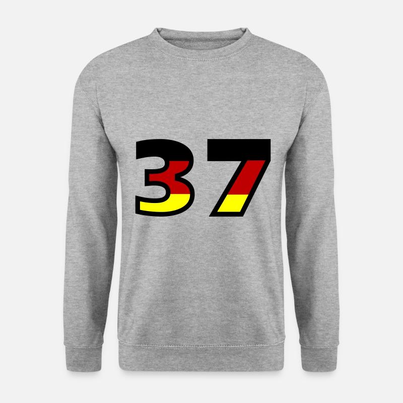 37 Number Germany Jersey - Unisex Sweatshirt - salt & pepper