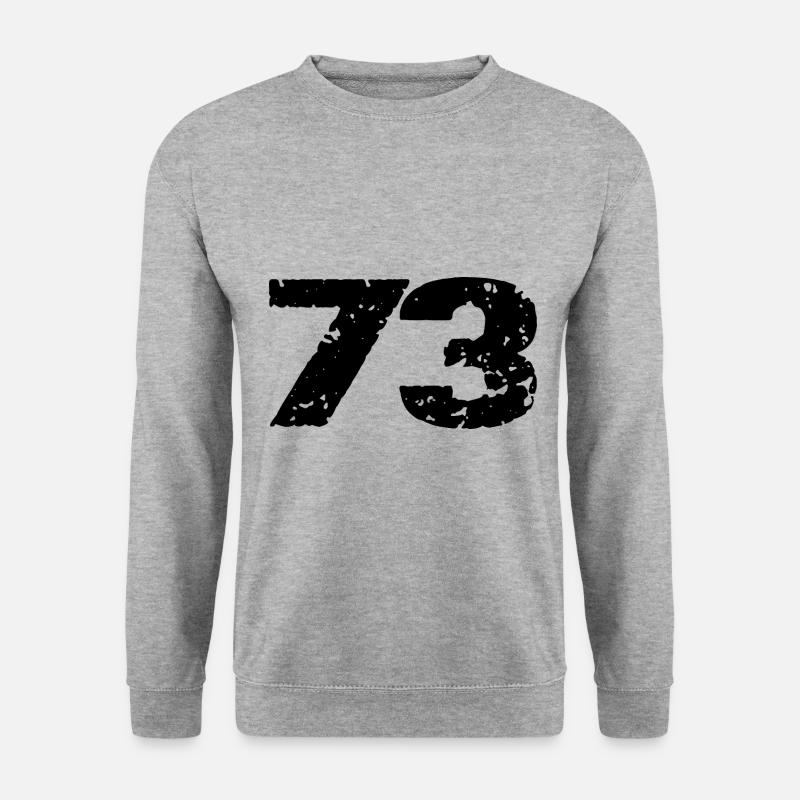 73 Number jersey - Unisex Sweatshirt - salt & pepper