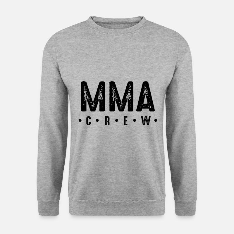 Mma Crew - Unisex Pullover - Weißgrau meliert