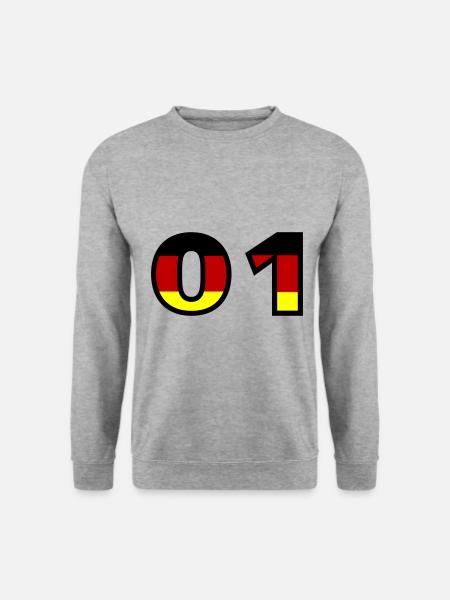 1 Number Germany Jersey - Unisex Sweatshirt - salt & pepper