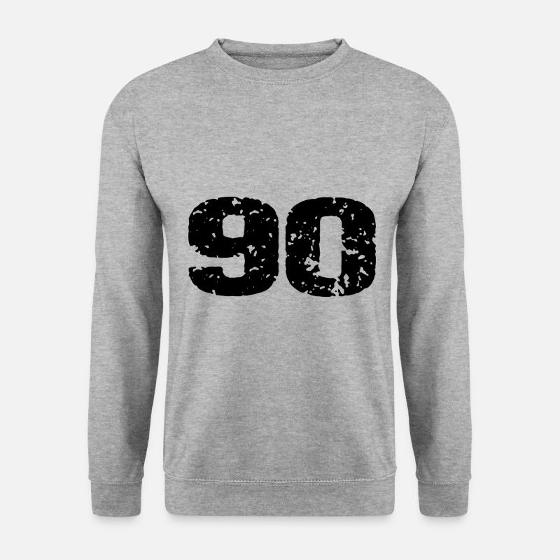 90 Number Leotard - Unisex Sweatshirt - salt & pepper