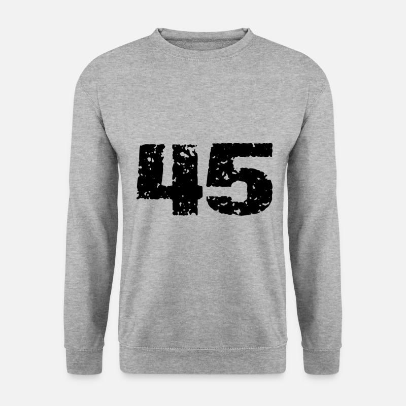 45 Number jersey - Unisex Sweatshirt - salt & pepper