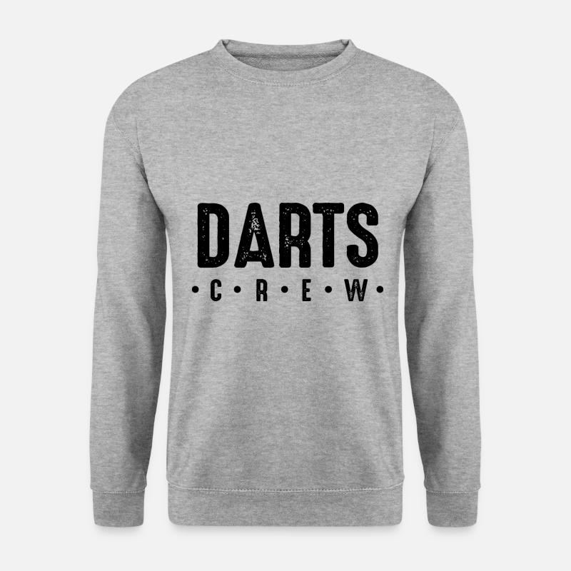 Darts Crew - Unisex Pullover - Weißgrau meliert