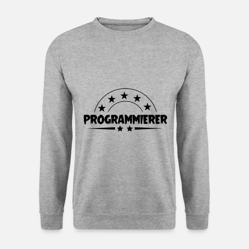 Programmierer Beruf - Unisex Pullover - Weißgrau meliert