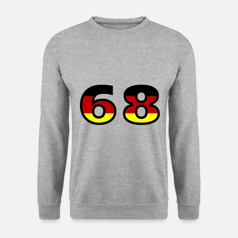 68 Number Germany Jersey - Unisex Sweatshirt - salt & pepper