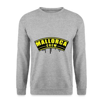 Mallorca Crew - Unisex Pullover - Weißgrau meliert - Vorne - Alina (178cm) & Michal (187cm)