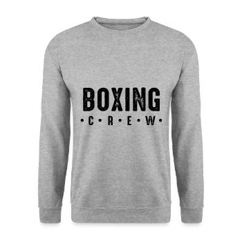 Équipe de boxe - Sweat-shirt Unisexe - gris chiné - Devant - Alina (178cm) & Michal (187cm)