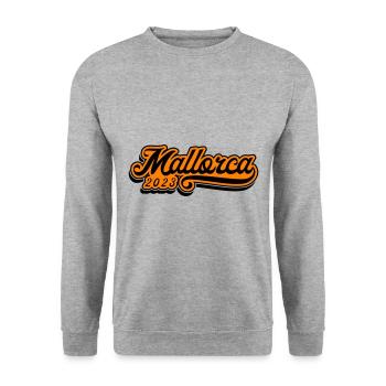 Majorque 2023 - Sweat-shirt Unisexe - gris chiné - Devant - Alina (178cm) & Michal (187cm)