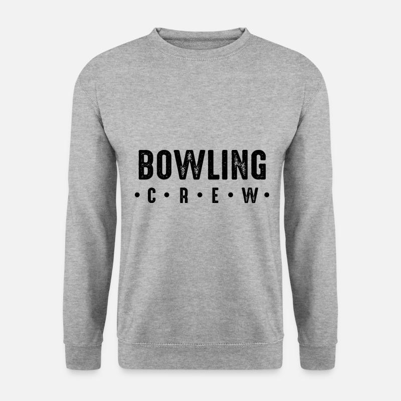 Bowling Crew - Unisex Pullover - Weißgrau meliert