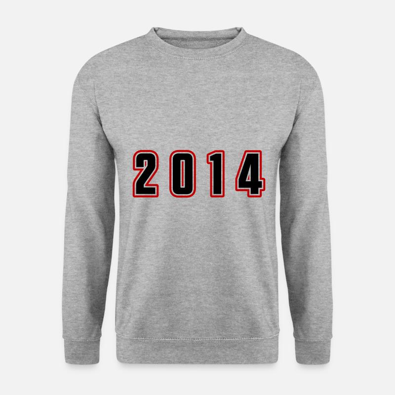 Numéro de l’année 2014 - Sweat-shirt Unisexe - gris chiné
