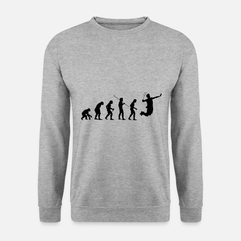 Badminton Badminton Evolution Joueur de badminton - Sweat-shirt Unisexe - gris chiné