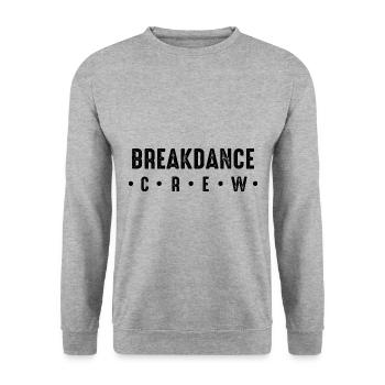 Équipe de breakdance - Sweat-shirt Unisexe - gris chiné - Devant - Alina (178cm) & Michal (187cm)