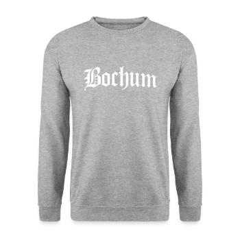 Bochum - Bochum Ruhrpott hometown city - Unisex Sweatshirt - salt & pepper - Front - Alina (178cm) & Michal (187cm)