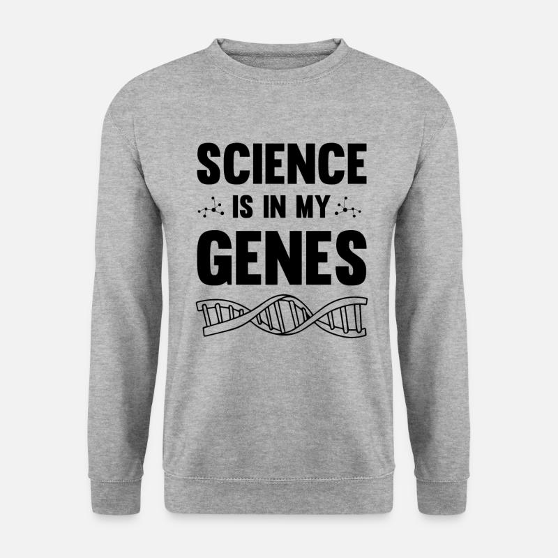 gene wissenschaft - Unisex Pullover - Weißgrau meliert