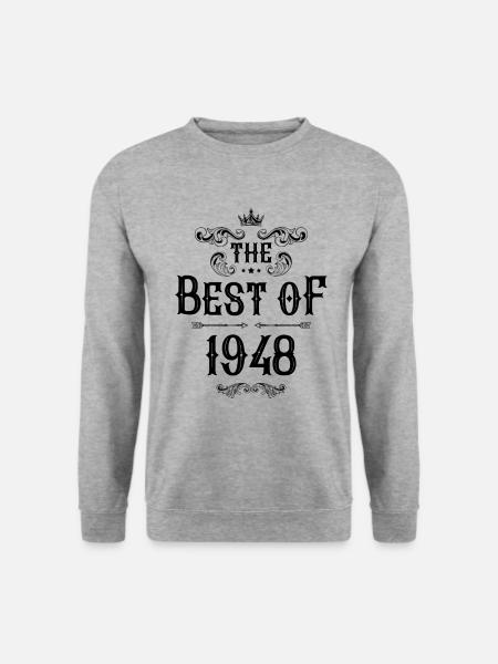 1948 best of - Unisex Pullover - Weißgrau meliert